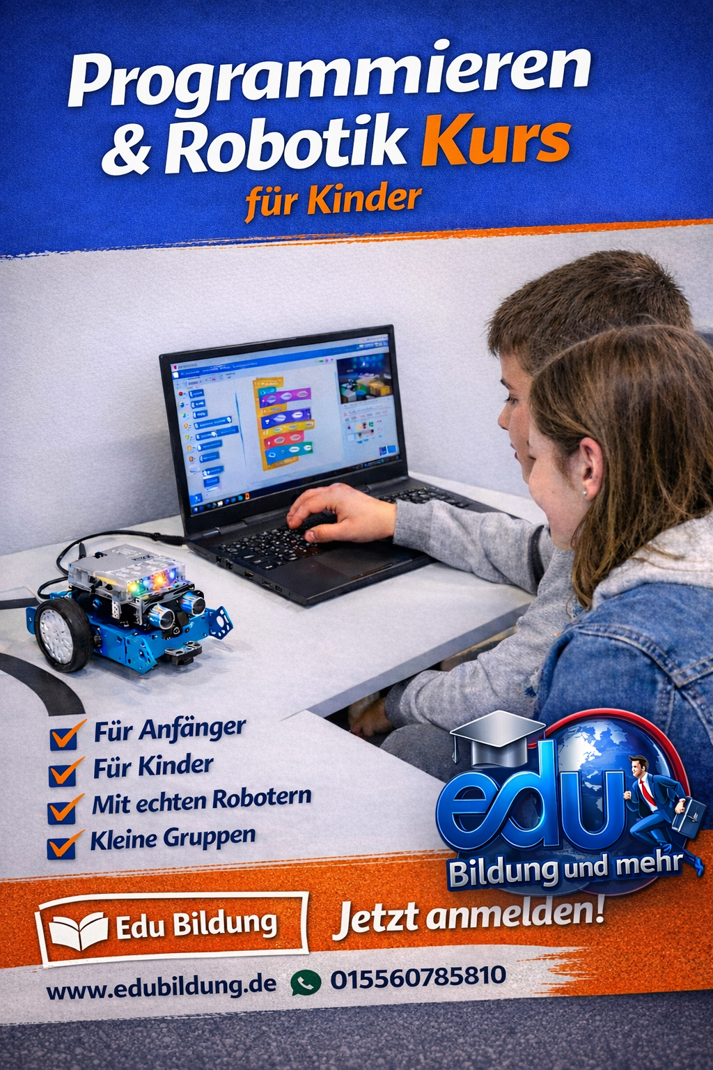 Programmierung und Robotik für Kinder bei Edu Bildung