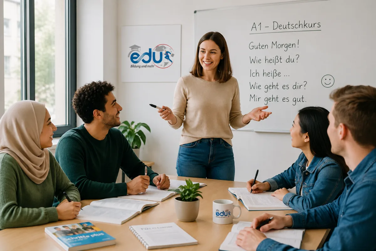A1 Deutschkurs bei Edu Bildung in Esslingen – Unterricht in kleiner Gruppe
