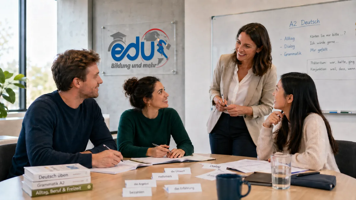 A2 Deutschkurs bei Edu Bildung in Esslingen – interaktiver Unterricht in kleiner Gruppe