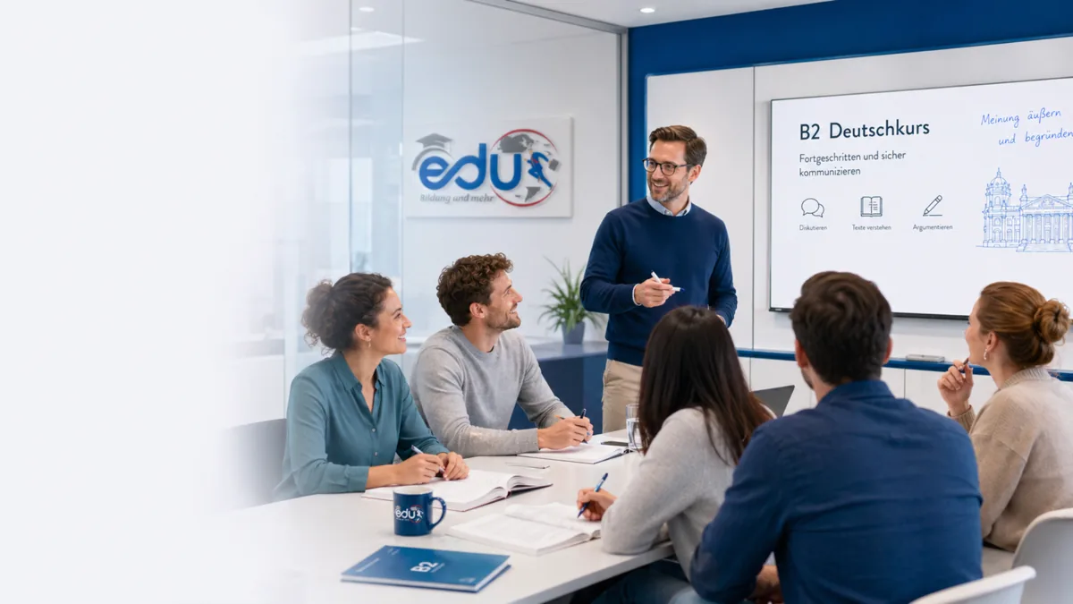 B2 Deutschkurs bei Edu Bildung in Esslingen – fortgeschrittener Unterricht für Beruf und Kommunikation
